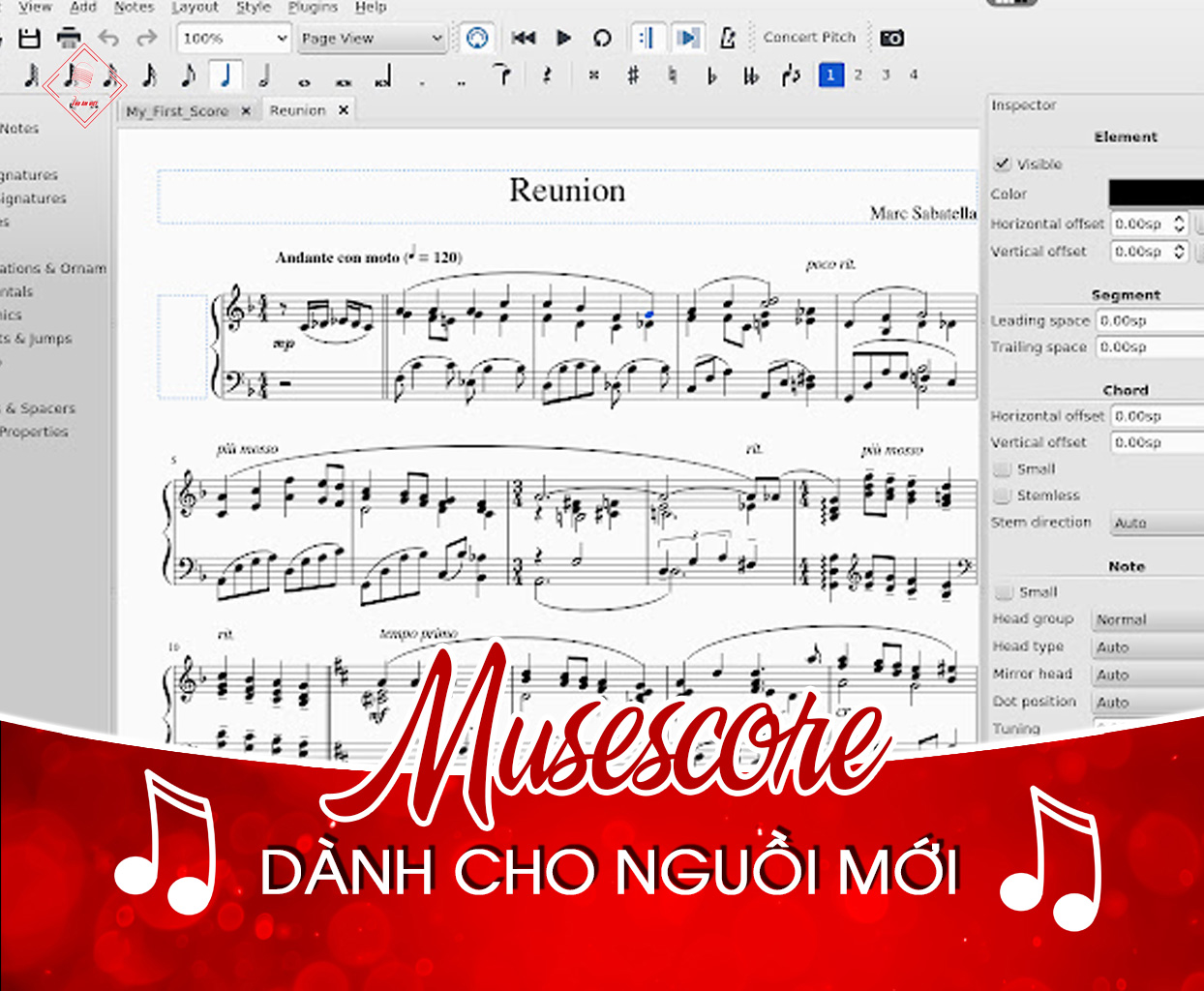 Hướng dẫn soạn nhạc bằng phần mềm Musescore “dễ như ăn cháo”