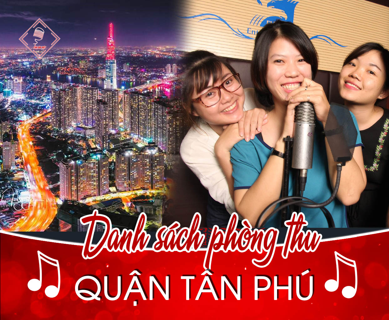 Danh sách 4 phòng thu âm Quận Tân Phú - TPHCM chất lượng
