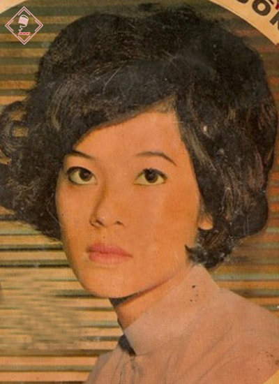 Hình ảnh "Nữ hoàng sầu muộn" danh ca Giao Linh được chụp và phác họa trước năm 1975