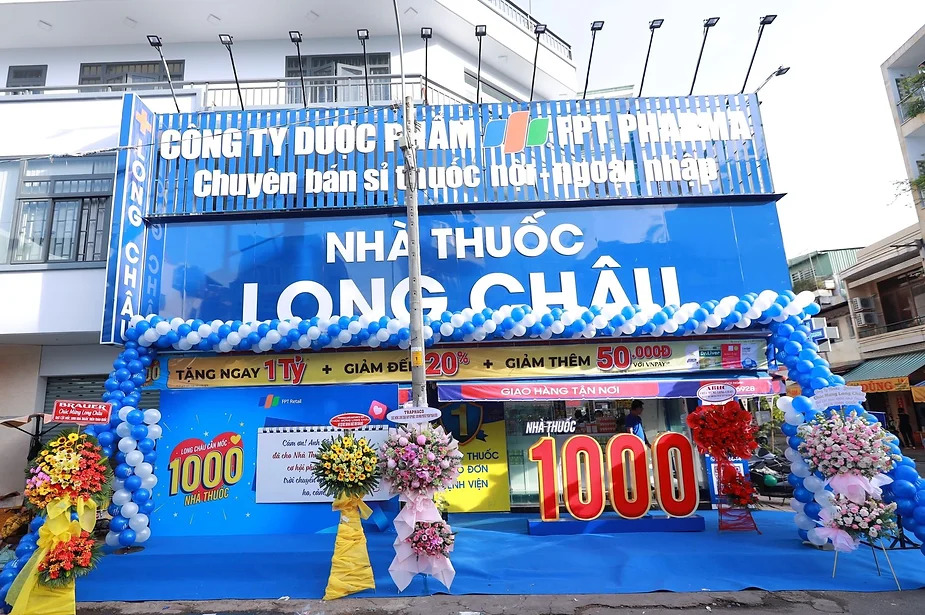 Dự án đánh dấu 1000 nhà thuốc của FPT Long Châu