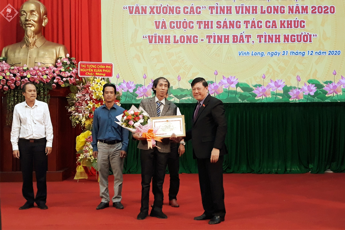 Lễ trao giải cuộc thi sáng tác ca khúc về tỉnh Vĩnh Long