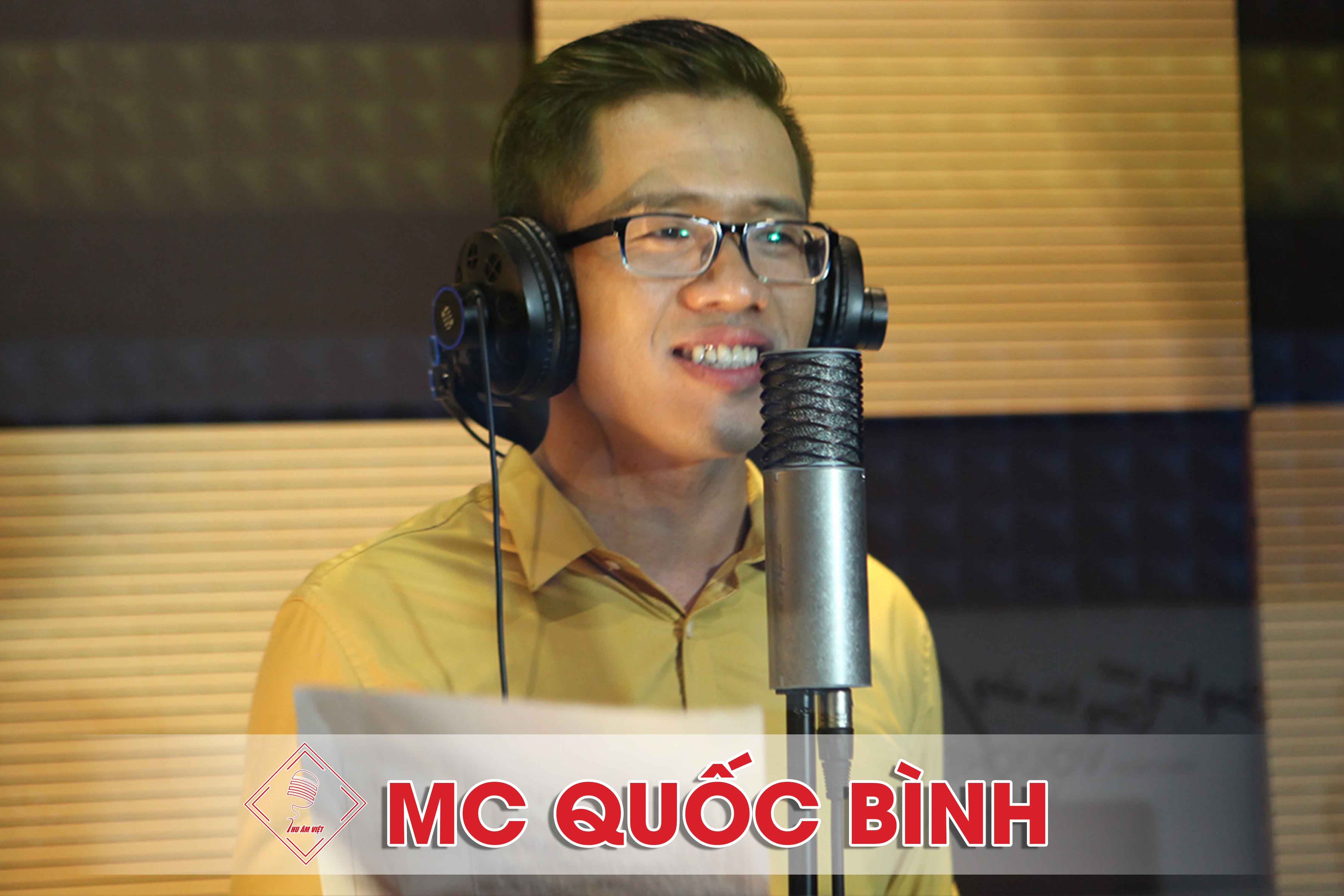 MC Quốc Bình thu âm TVC Quảng cáo tại Thu Âm Việt