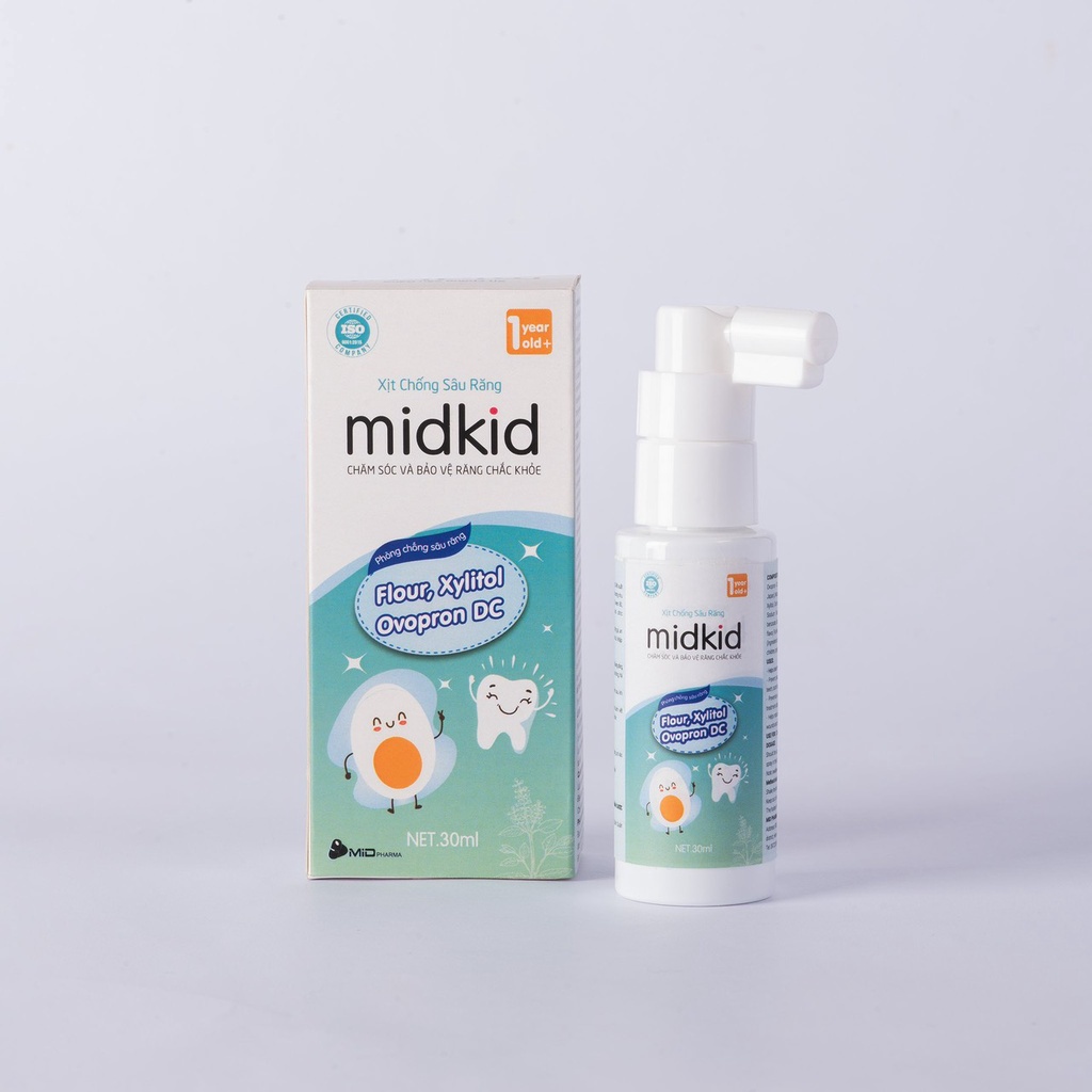 Sản phẩm xịt sâu răng MIDKID