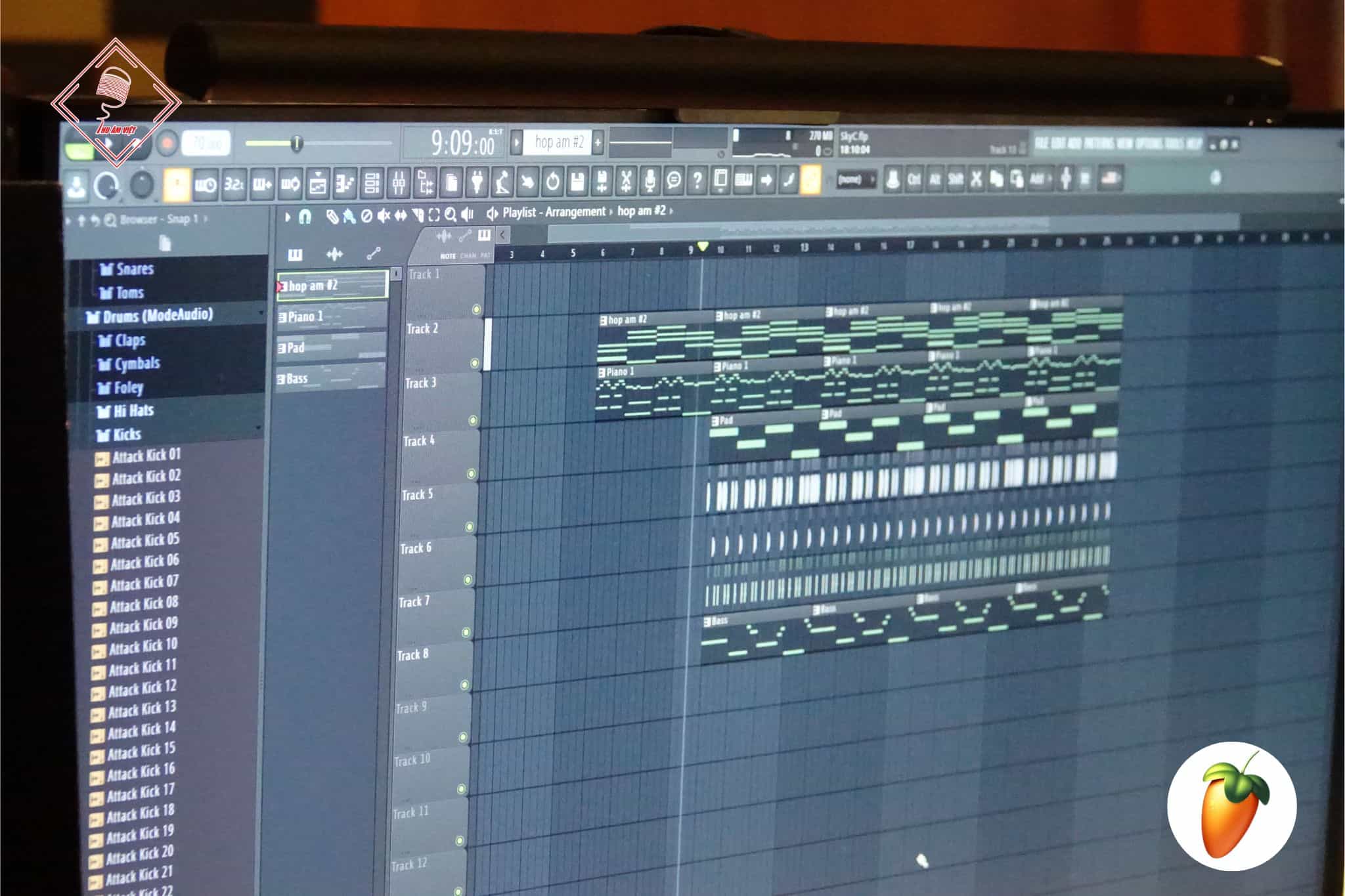 cách sáng tác nhạc trên máy tính