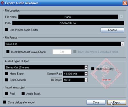 chi tiet cach dung cubase 