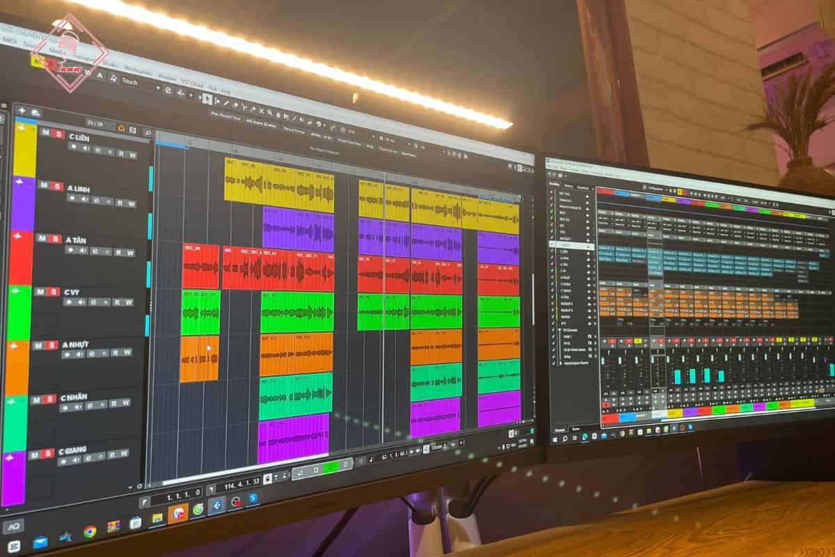 mix vocal và beat hòa quyện