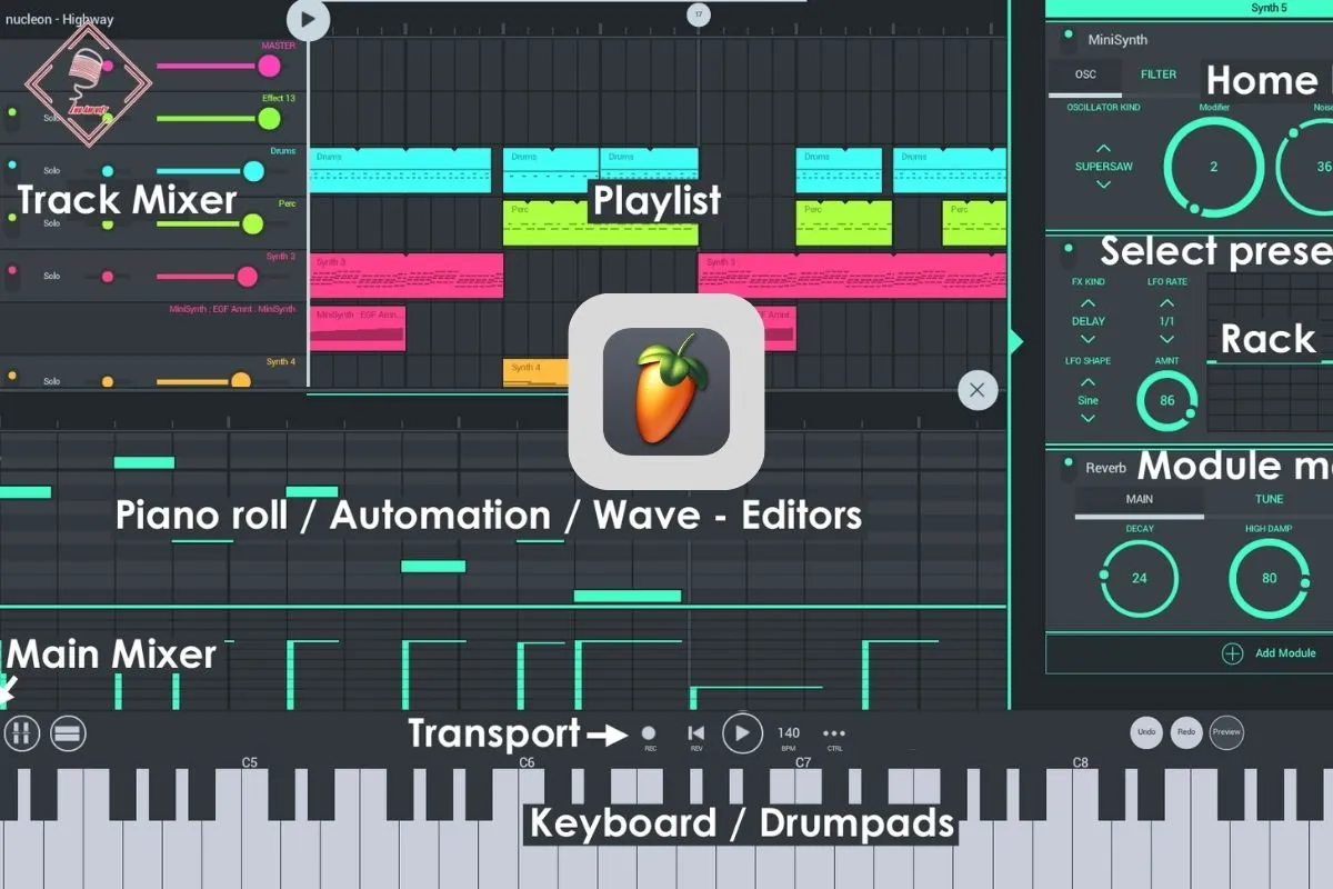 App sáng tác nhạc FL Studio