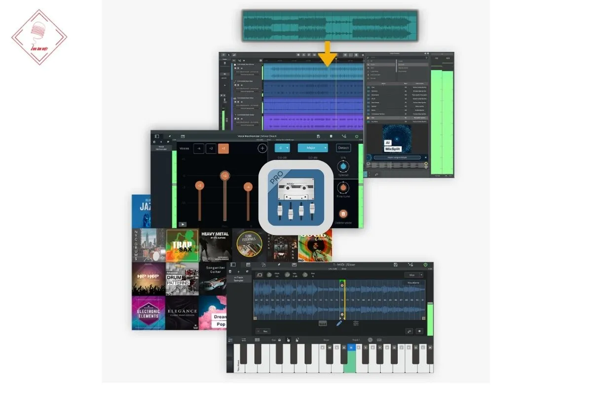 Ứng dụng sáng tác nhạc n-Track Studio Pro