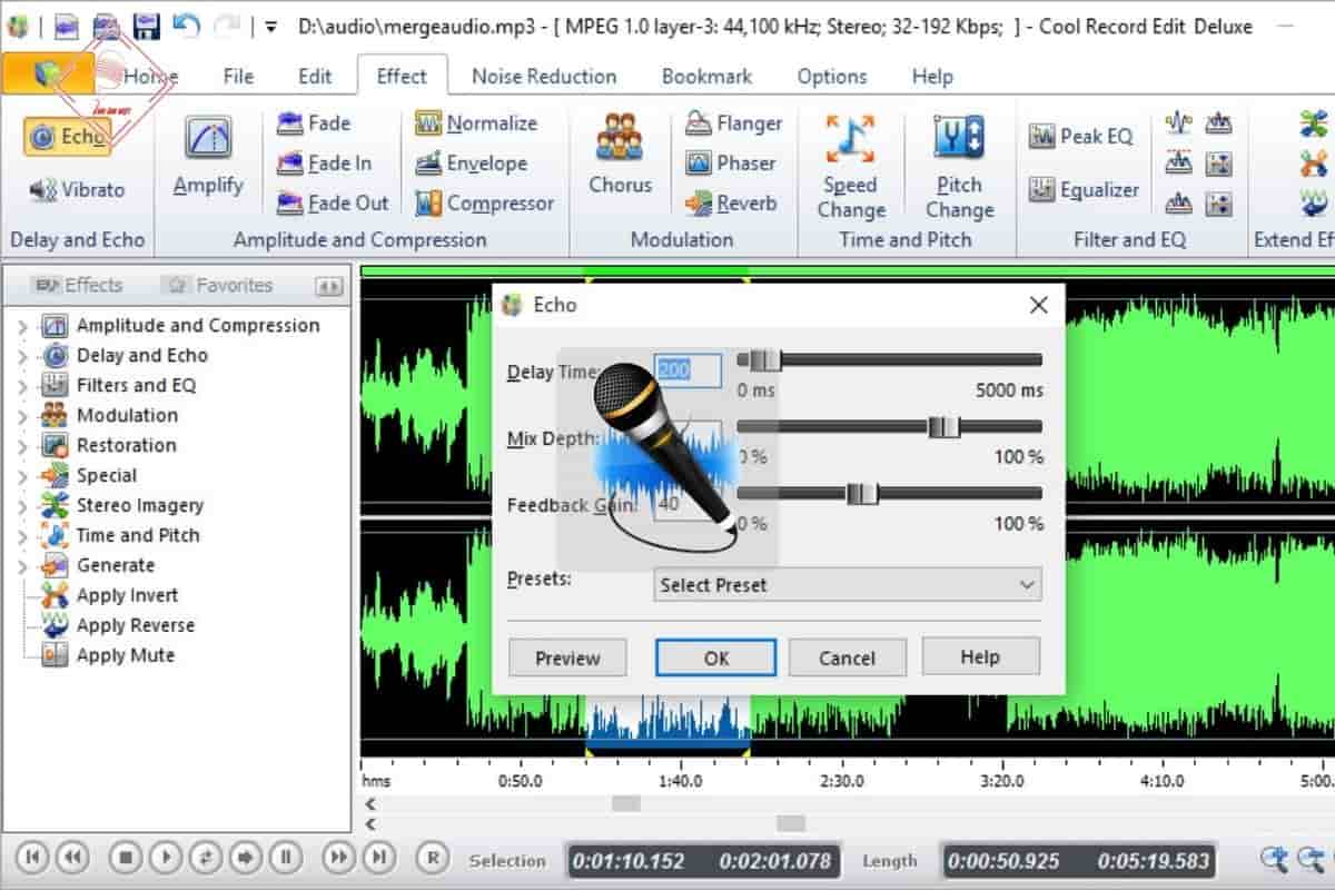 Phần mềm thu âm Free Sound Recorder