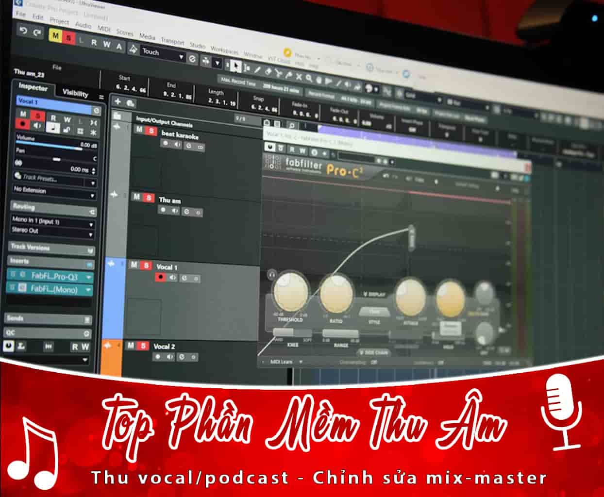 Top 12 phần mềm thu âm mix nhạc chuyên nghiệp cho phòng thu