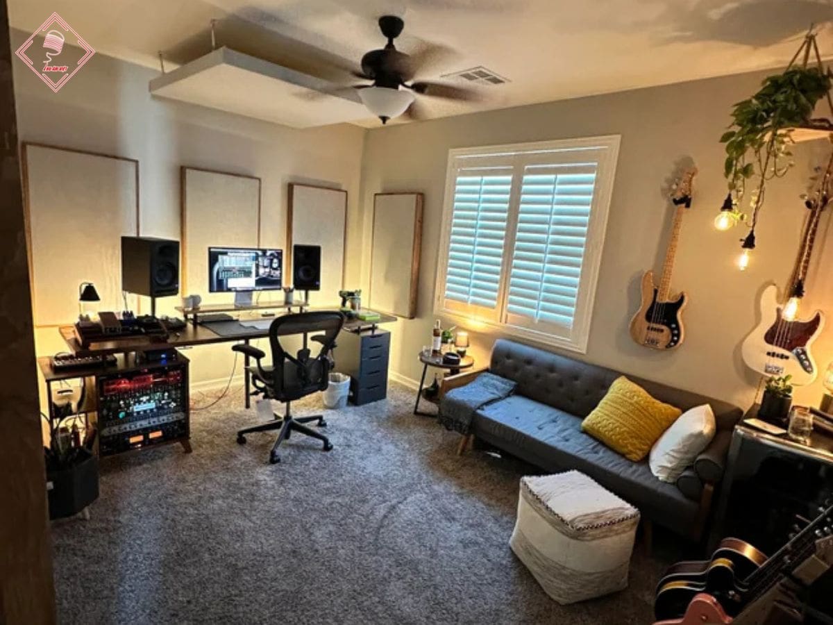 hình ảnh phòng thu âm