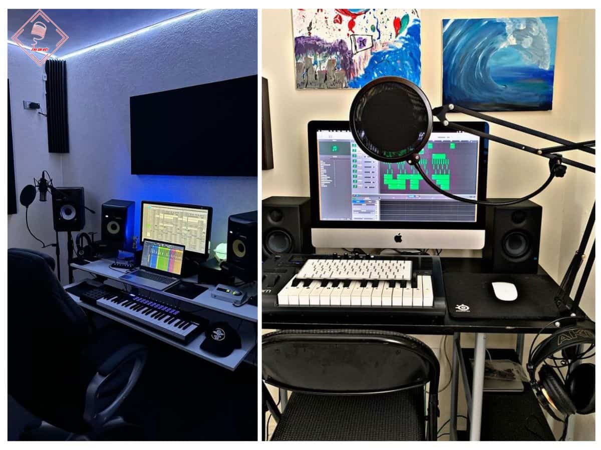 mẫu phong thu âm làm nhạc