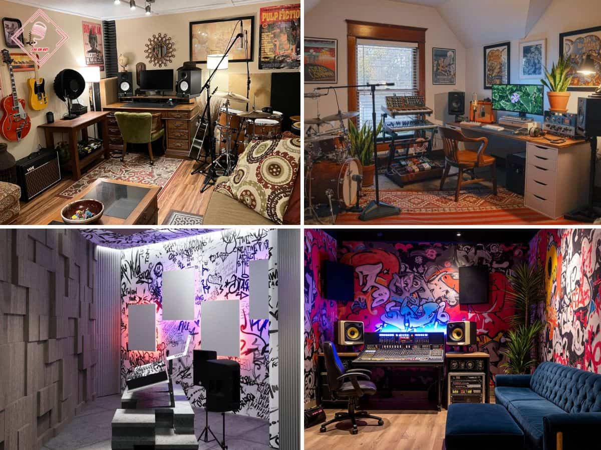 Phòng thu âm kiểu artistic