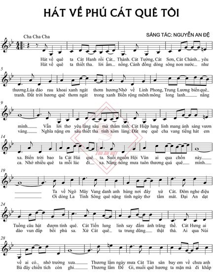 ký âm nhạc quê hương