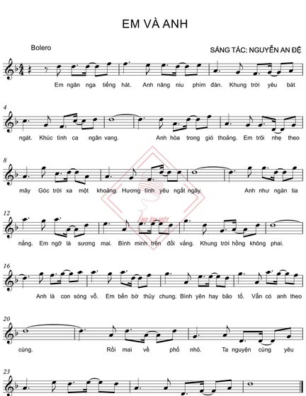 ký âm nhạc trữ tình