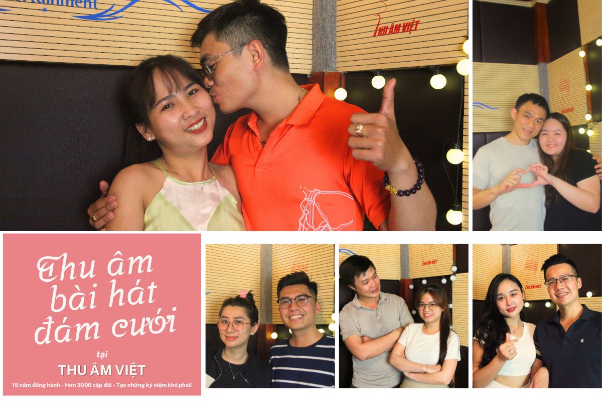 thu âm hát trong đám cưới