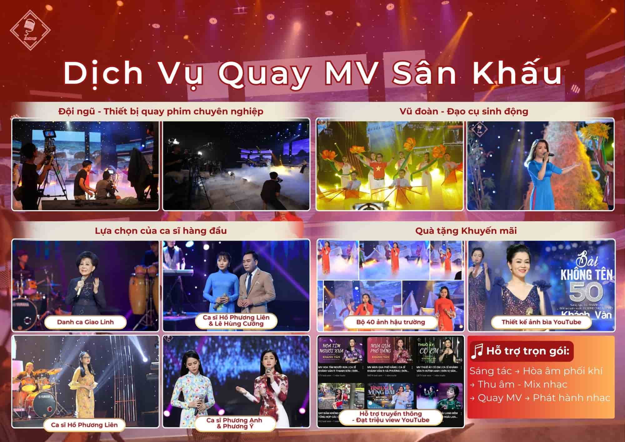 giá quay mv sân khấu