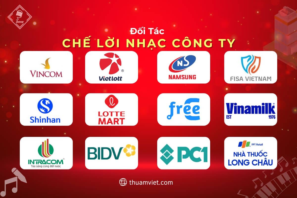 chế lời bài hát công ty