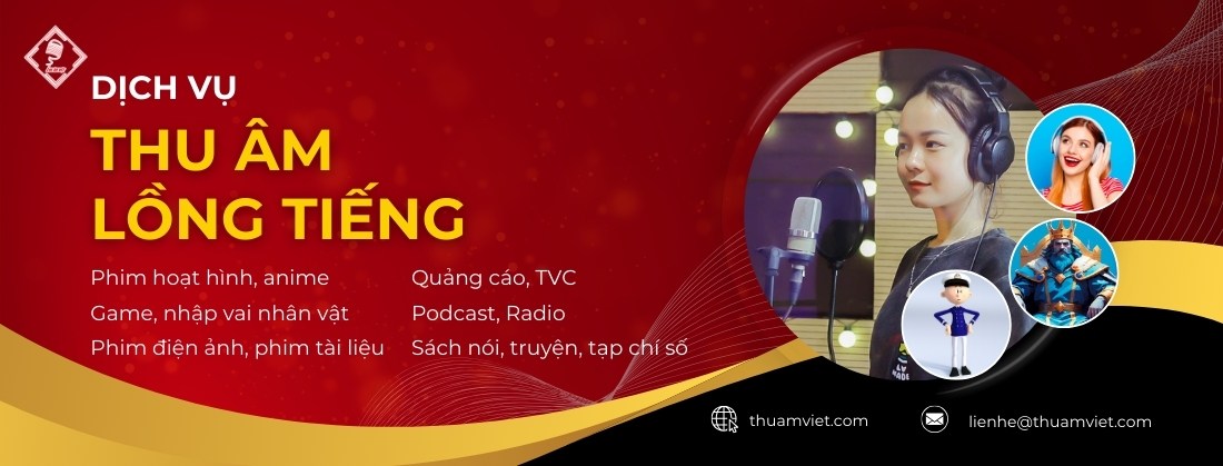 dịch vụ thu âm lồng tiếng